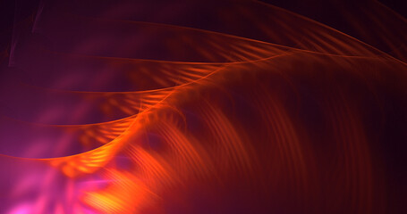 Fototapeta premium 3D rendering abstract multicolor fractal light background