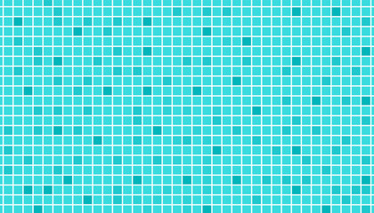 Blue tile background. Ceramic wall and floor tiles abstract. Vector illustration.