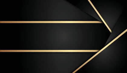 Elegant gradient black golden gradient background template