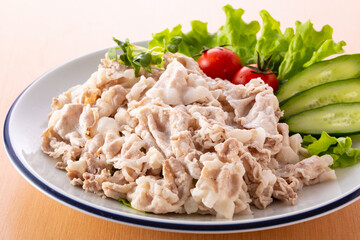 豚肉の冷シャブ