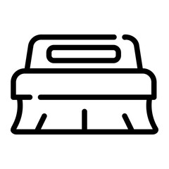 toile tbrush line icon