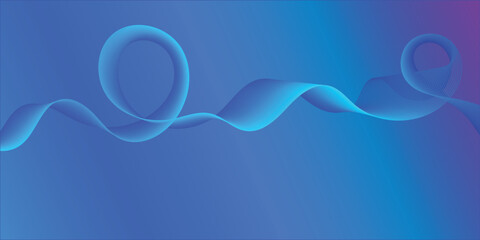 Colorful wavy lines background. Soft green background with curve pattern graphics for illustration.