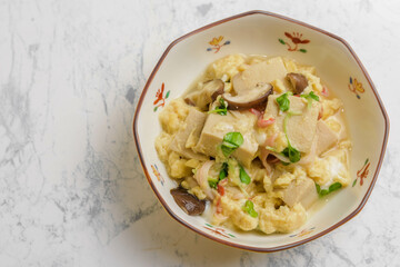 高野豆腐の玉子とじ