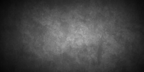 Dark Black stone concrete grunge backdrop texture background anthracite panorama. Panorama dark grey black slate background or texture.