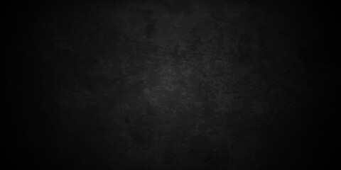 Dark Black stone concrete grunge backdrop texture background anthracite panorama. Panorama dark grey black slate background or texture.