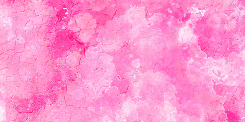 abstract pink watercolor background and pink stone marble wall concrete texture background anthracite panorama. Panorama dark grey and pink background or texture.