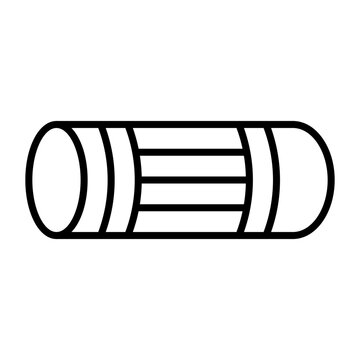 Foam Roller Line Icon