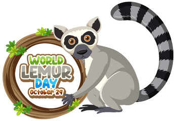 World Lemur Day Poster Design