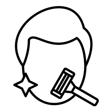 recommend clip art: Shave Line Icon