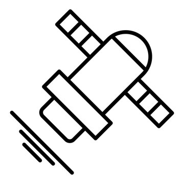 Sputnik Line Icon