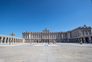 Fototapeta na wymiar Palacio Real of Madrid, Royal Palace, Spain