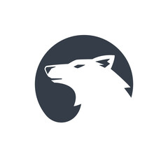Simple Wolf Logo