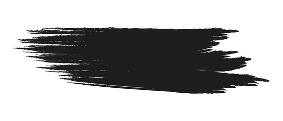 Brush strokes vector isolated on white background. easily editable eps.