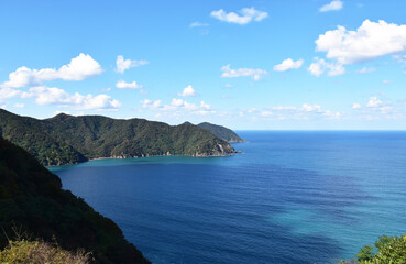 青空と日本海