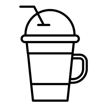 Frappuccino Line Icon