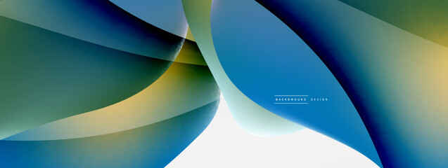 Fluid color abstract background. Liquid gradients, wave pattern. Trendy techno business template for wallpaper, banner, background or landing