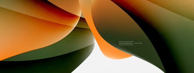 Fluid color abstract background. Liquid gradients, wave pattern. Trendy techno business template for wallpaper, banner, background or landing