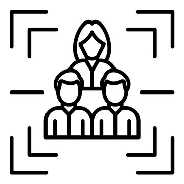 people group target focus outline clip art preview