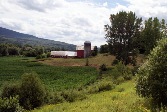 Old Dairy Farm In Vermont