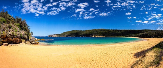 idyllic empty beach