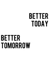 Mono slogan print design on plain ground