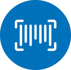 Bar code Icon Design Vector Template Illustration.