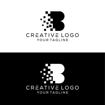 Creative Letter B Logo Design Vector