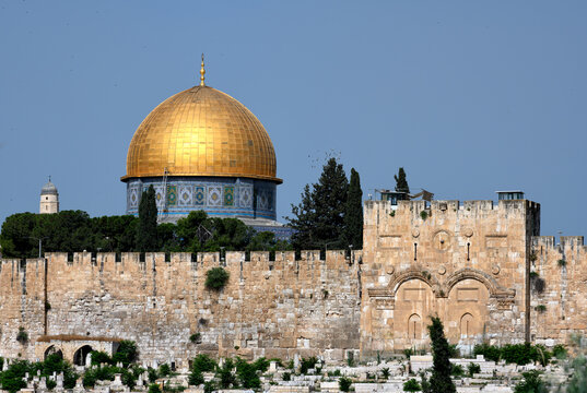 Holy Land of Israel. Dome of the Rock, Jerusalem.
