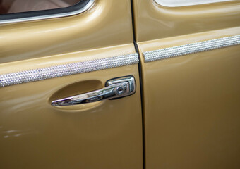 The door of old-timer car