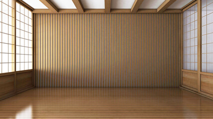 Empty room with Wall Background. 3D illustration, 3D rendering	
