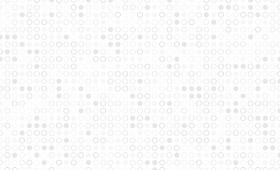 Dots abstract background template. Halftone retro circle graphic vector.