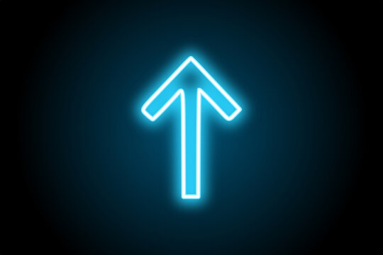 Tiwaz tir tyr viking norse nordic rune glowing neon symbol 