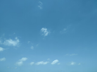 blue sky with clouds