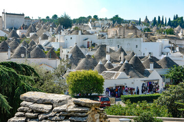 アルベロベッロ・世界遺産のトゥルッリの街並み