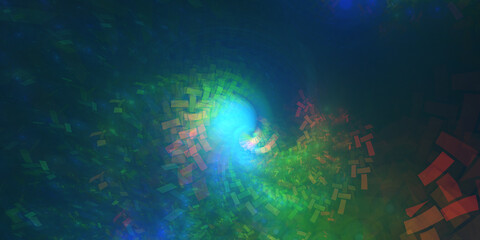 Grafisches Fraktal Hintergrund Motiv für Druck und WEB