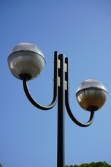 Fototapeta premium Lightpost path italy blue sky 