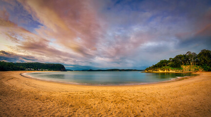Obraz premium Pearl Beach sunset