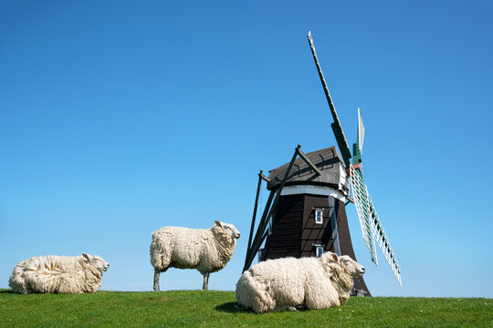 Windmill, Pellworm, Germany