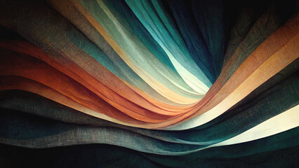 Naklejka premium Organic abstract panorama wallpaper background