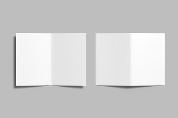 A5 Bifold Brochure Blank Mockup