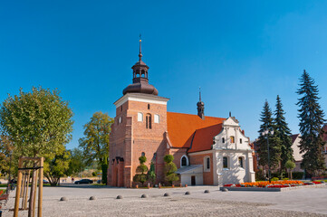 Gothic church of St. John the Baptist in Włocławek, Kuyavian-Pomeranian Voivodeship, Poland