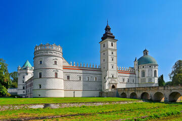 Fototapeta premium Castle in Krasiczyn, big village in Subcarpathian Voivodeship, Poland.