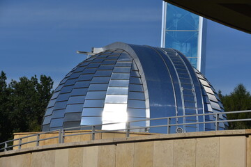 Planetarium Śląskie w Chorzowie, kopuła, obserwatorium astronomiczne, obserwacyjne,  © Albin Marciniak