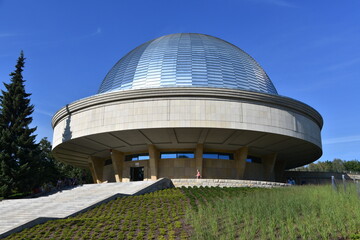Planetarium Śląskie w Chorzowie, kopuła, obserwatorium astronomiczne, obserwacyjne,  - obrazy, fototapety, plakaty