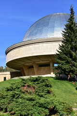 Obraz premium Planetarium Śląskie w Chorzowie, kopuła, obserwatorium astronomiczne, obserwacyjne, 