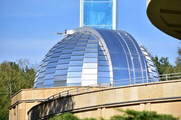Planetarium Śląskie w Chorzowie, kopuła, obserwatorium astronomiczne, obserwacyjne,  © Albin Marciniak