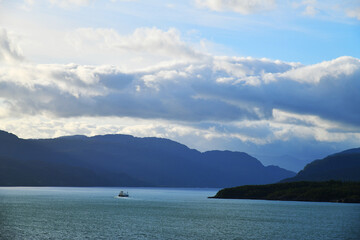 Hardanger Fjord is the fifth longest fjord in the world. Norway.