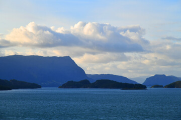 Hardanger Fjord is the fifth longest fjord in the world. Norway.