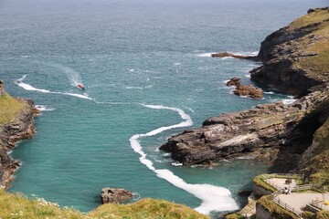 Beautiful Coast of Titagel Castle &ndash; England