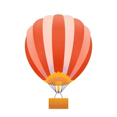 hot air balloon isolated